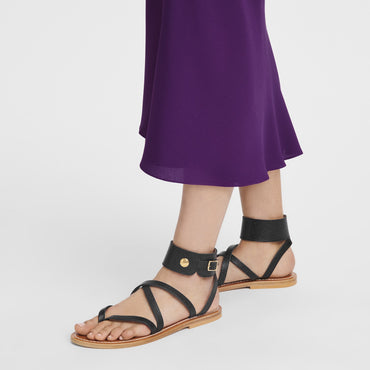 Longchamp x K.Jacques  Sandals - Black