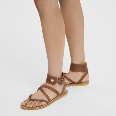 Longchamp x K.Jacques  Sandals - Brown