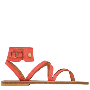 Longchamp x K.Jacques  Sandals - Strawberry