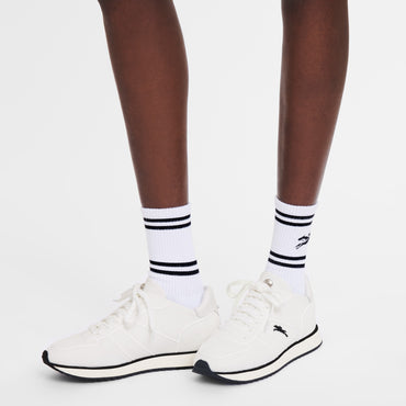 Le Pliage Collection  Sneakers - Ecru