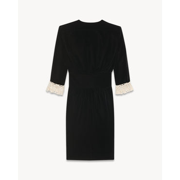 Robe Velours Cupro Organic - Noir