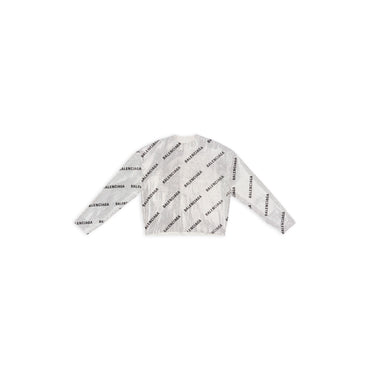 Strass Crewneck Sweater - Silver/Black