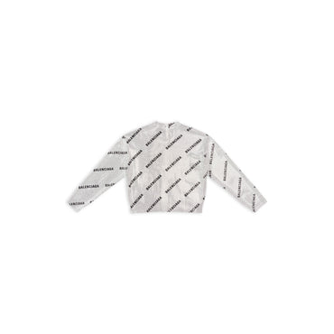 Strass Crewneck Sweater - Silver/Black