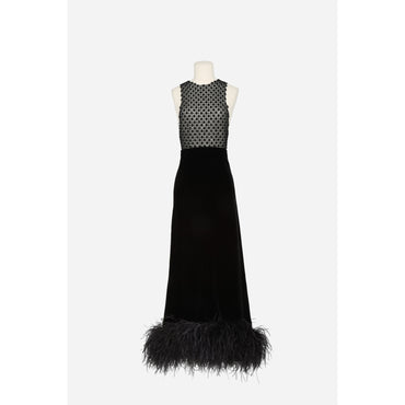 Robe Velours Cupro Organic - Noir