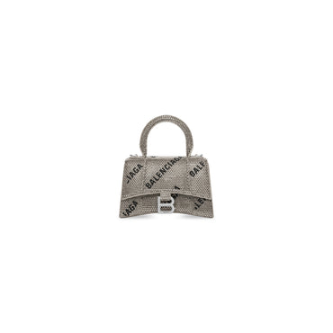 Hourglass Top Handle Xs W/Ch - Silver/Black