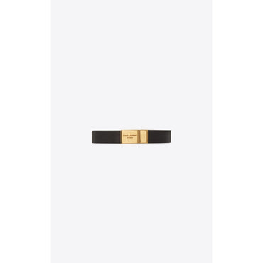 Single Wrap YSL Bracelet - Nero