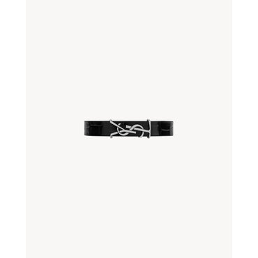 YSL BRACCIALE Y_PRINT COCCO TA - NERO/SILVER