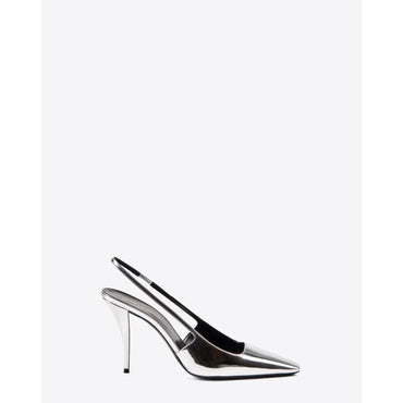 Blade 90 Slingback Pump - Argento