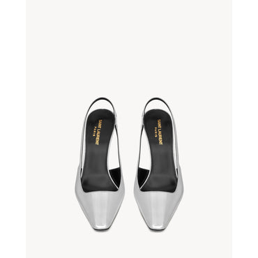 Blade 90 Slingback Pump - Argento