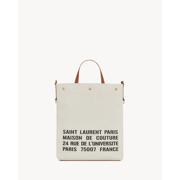 YSL BV UNIV TOTE NS SENNA C/SL - GREGGIO/NERO/BRICK