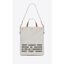 North/South Foldable Tote - Greggio/Nero