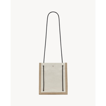 Flat Crossbody - Greggio/Nero