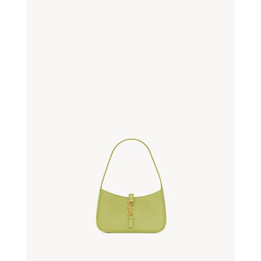 YSL M.BAG HOBO 5A7 W_LIZARD DE - DULL LIME