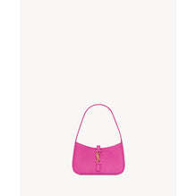 YSL M.BAG HOBO 5A7 W_LIZARD DE - ACID PINK