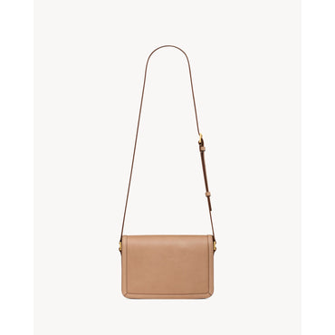 Solferino Medium Satchel - Vintage Brown Gold
