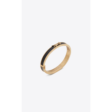 YSL Thin Bracelet - Nero