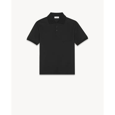 Polo Sport Pique De Coton - Noir