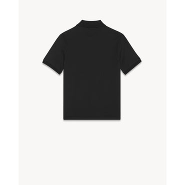 Polo Sport Pique De Coton - Noir
