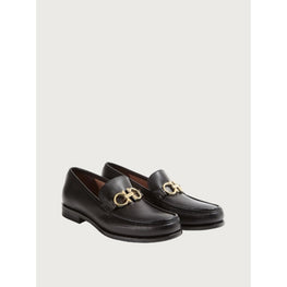 Moccasin with Gancini Ornament - Black