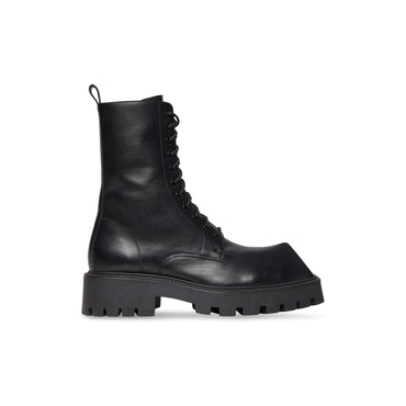Rhino Boot Laceup L20 Calfskin - Black