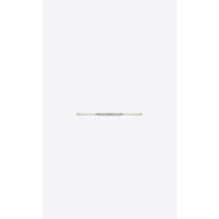 Tag & Pearl Bracelet - Palladium/Creme