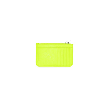 Le Cagole Long Coin & Card - Fluo Yellow