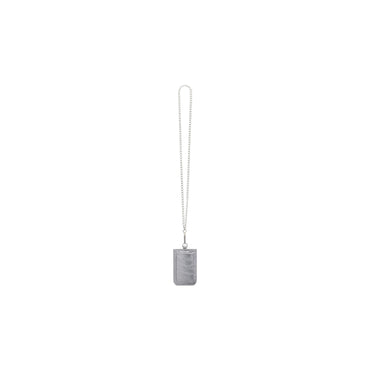 Le Cagole Card Hld W/Ch - Silver