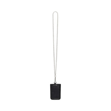 Le Cagole Card Hld W/Ch - Black