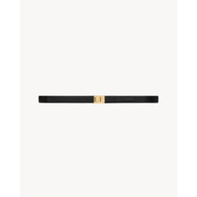 Fine Ceinture Boucle La 76 - Nero