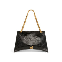 Crush Chain Bag L - Black