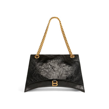 Crush Chain Bag L - Black
