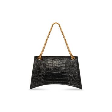 Crush Chain Bag L - Black