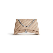 Crush Chain Bag L - Warm Beige