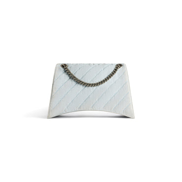 Crush Chain Bag L - Pale Blue