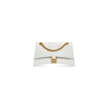 Crush Chain Bag S - Optic White