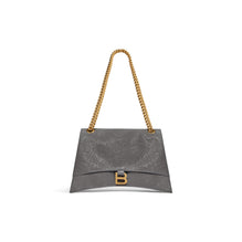 Crush Chain Bag M - Dark Grey