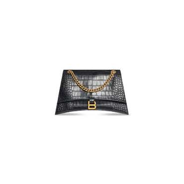 Crush Chain Bag M - Black
