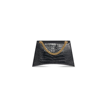 Crush Chain Bag M - Black