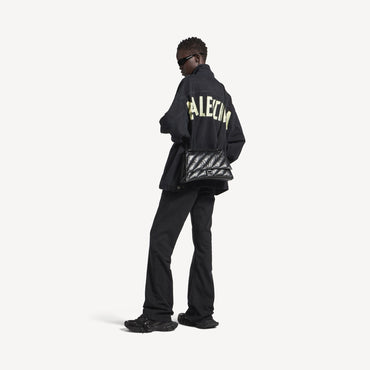 Crush Chain Bag M - Black
