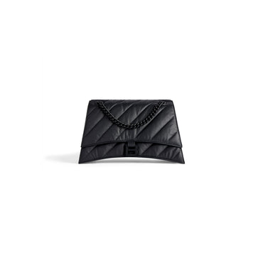 Crush Chain Bag M - Black