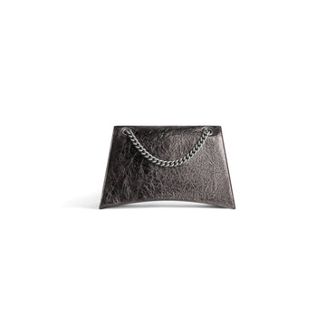 Crush Chain Bag M - Steel Grey