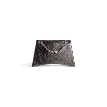 Crush Chain Bag M - Steel Grey
