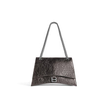 Crush Chain Bag M - Steel Grey