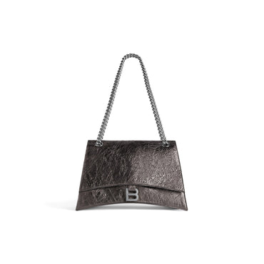 Crush Chain Bag M - Steel Grey