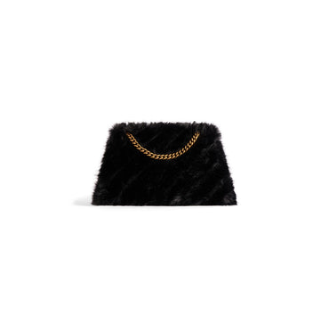 Crush Chain Bag M - Black