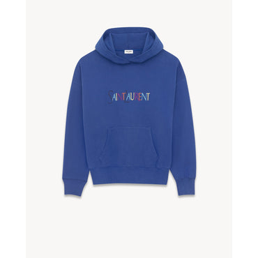 Hoodie Oversize Moll Doux Gots - Bleu/Multicolor