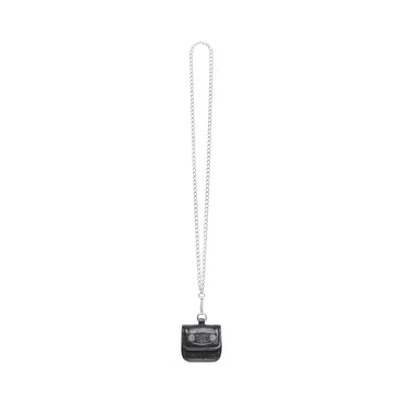 Le Cag Flap Airp 3 H W/ Chain - Black