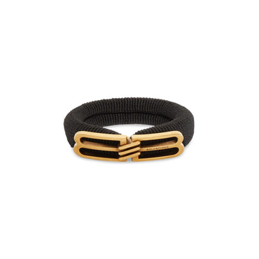 BB Icon Hair Tie - Black/Antique Gold