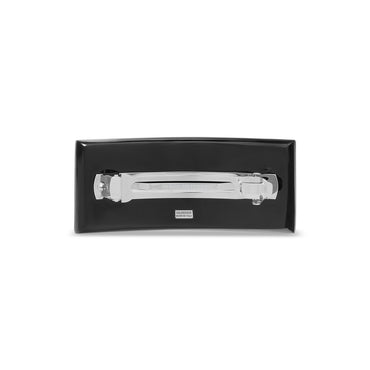 Bb Icon Hair Clip - Black/Shiny Silver
