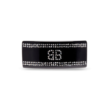 XXL Hair Clip - Black/Crystal